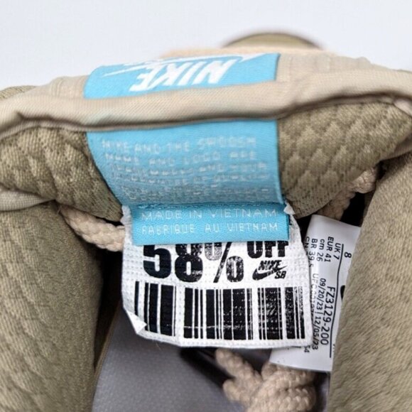 Nike Dunk SB Low Pro Big Money Savings Mens Size 8 FZ3129-200 Brown White - Picture 9 of 12